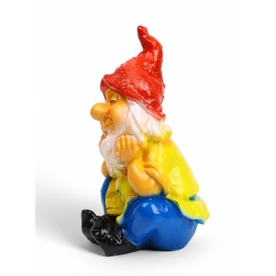 Садовая фигура из гипса «Гном спящий», 22×14×14 см