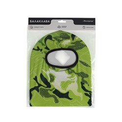 Маска-балаклава Green Spots, размер универсальный, зелёная