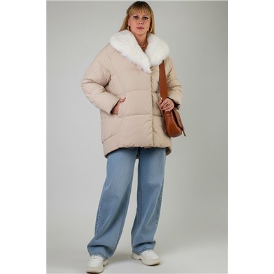 Куртка с меховым воротником арт.6677 зима, евро-зима