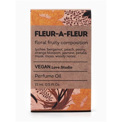 Парфюмерное масло женское VEGAN.Love.Studio Fleur-a-Fleur, 15 мл (по мотивам Fleur Narcotique (Ex Nihilo)