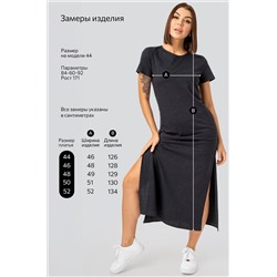 Однотонное женское платье-футболка Happyfox