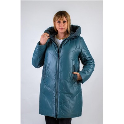 Куртка с верблюжьей шерстью арт.219 (Бирюзовый)