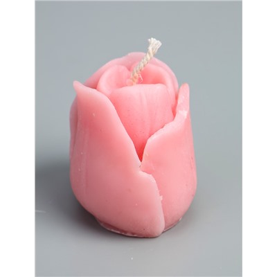 УЦЕНКА Свеча «Тюльпан», 4×4×4 см, соевый воск