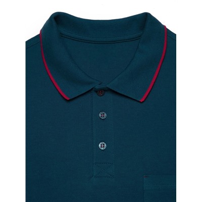 Джемперы DIWARI MD 944 Футболка-поло с контрастной отделкой