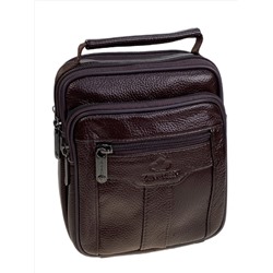 Сумка мужская из натуральной кожи, цвет коричневый