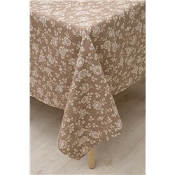 Скатерть Розы на льне НАТАЛИ, 978273