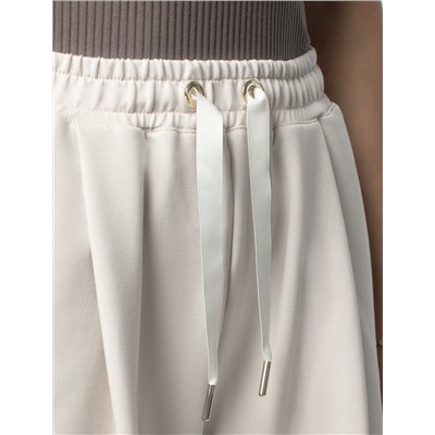 Свободные брюки из тонкого премиального футера с эластаном