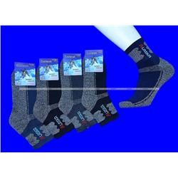 "АЛЯСКА" Термоноски МУЖСКИЕ зимние спортивные внутри махра арт. 3223