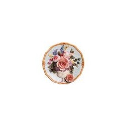 Тарелка 21*4см декоративная БУКЕТ керам