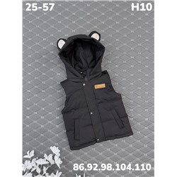 Жилет H10 чёрный