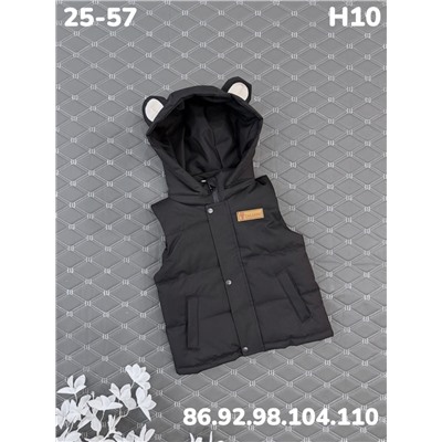 Жилет H10 чёрный