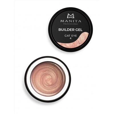 MANITA Гель моделирующий для ногтей / Builder Gel Cat Eye №04, 15 мл 28205