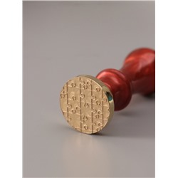 Печать для сургуча с пластиковой ручкой «Пазл», 6.3×2.5×2.5 см