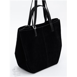 Сумка женская кожаная 2403YF black Polina&Eiterou