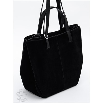 Сумка женская кожаная 2403YF black Polina&Eiterou