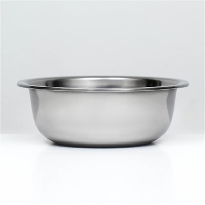 Миска металлическая эконом, 1 л, 17×6.5 см