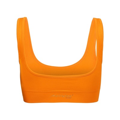 Топ спортивный в рубчик женский ONLYTOP, размер S, абрикосовый