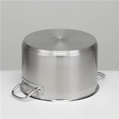 Кастрюля LUXSTAHL, 7 л, d=25.5 см, h=16 см, капсульное дно, индукция, нержавеющая сталь