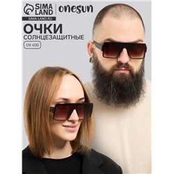 Очки солнцезащитные мужские OneSun, uv 400, дужка 15 см, ширина 14.5 см, линза 4.5×5.5 см
