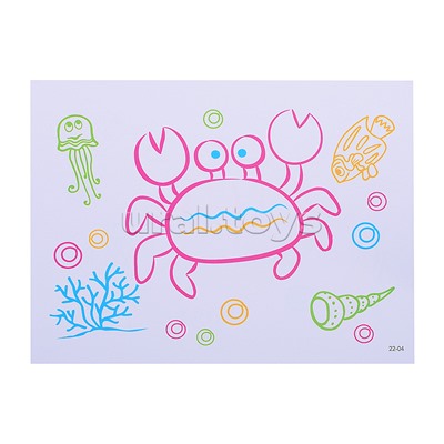 Доска для рисования "Единорог 3D" в коробке