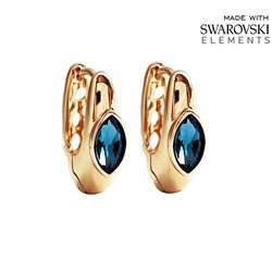 Серьги с кристаллами Swarovski