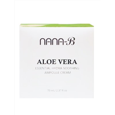 Nana-B Ампульный крем для лица успокаивающий с экстрактом алоэ / Aloe Vera Essential Hydra Soothing Ampoule Cream, 70 мл