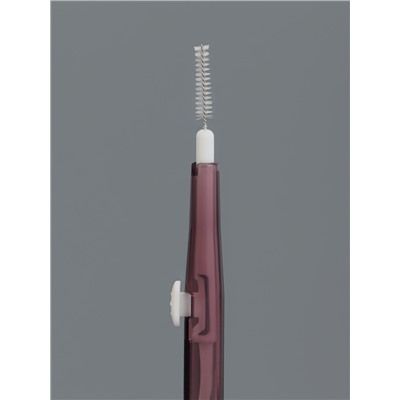 Щеточка для бровей и ресниц, 2в1, 7 см, МИКС