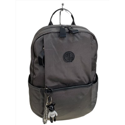 Женский рюкзак из текстиля, цвет серый