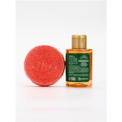 Подарочный набор новогодний в тубусе «Лисичка», бомбочка, гель, мочалка, URAL LAB