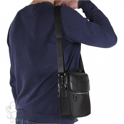 Сумка мужская кожаная 8221-3ST black S-Style