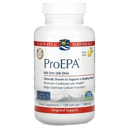Nordic Naturals, ProEPA, Lemon, 1,000 mg, 120 Softgels