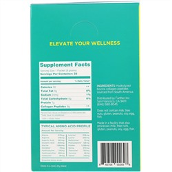Further Food, Collagen Peptides, Unflavored, 22 Packs, 0.28 oz (8 g) Each
