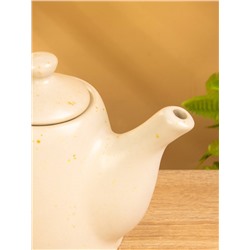 Набор чайный, чайник, 2 кружки, 27×26×16 см, керамика, молочный