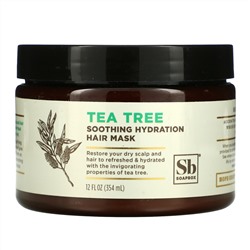 Soapbox, Soothing Hydration Hair Mask, Tea Tree, 12 fl oz (354 ml)