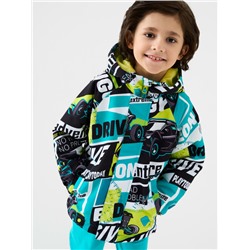 Куртка текстильная с полиуретановым покрытием для мальчиков (ветровка)