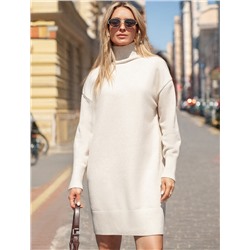 Платье из пряжи с кашемиром