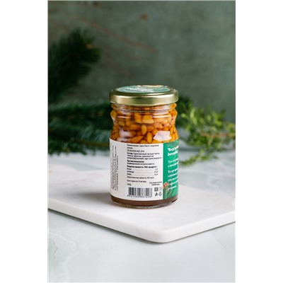 Кедровый орех в сиропе из Пихты на фруктозе / стекло / 220 гр / Солнечная Сибирь