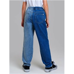 Брюки текстильные джинсовые для девочек