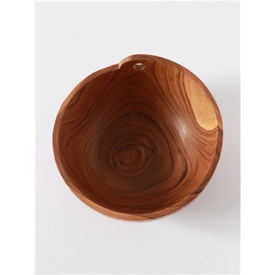 Миска, 15×15×7 см, тиковое дерево