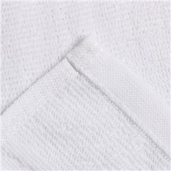 Полотенце махровое LoveLife «Border» 70×130 см, цвет белый, 100% хлопок, 380 г/м²