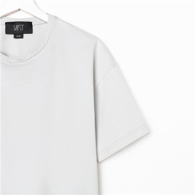 Футболка женская MIST basic, размер 48-50, светло-серая
