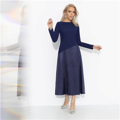 Платье комбинированное с шёлком, Нежная утонченность (моя мудрость)