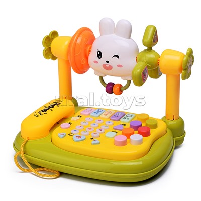 Игрушка музыкальная "Телефон-Зайчик"  в коробке