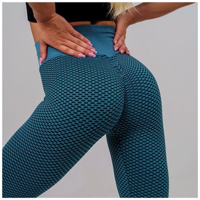Легинсы спортивные женские ONLYTOP, размер S, изумрудные