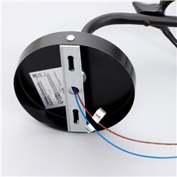 Бра 2242/1BK E14 40 Вт черный 13×19×38 см