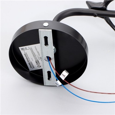 Бра 2242/1BK E14 40 Вт черный 13×19×38 см