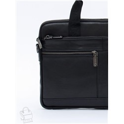 Портфель мужской кожаный 33773Z black Zinimsk в Новосибирске