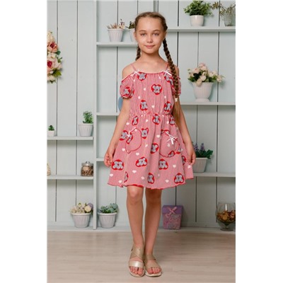 Платье 5119 детское (Красный)