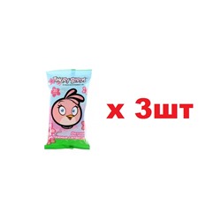 Angry birds 20шт Влажные салфетки детские Девочка 3шт