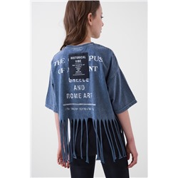 Фуфайка трикотажная для девочек (футболка) PLAYTODAY, 1242972